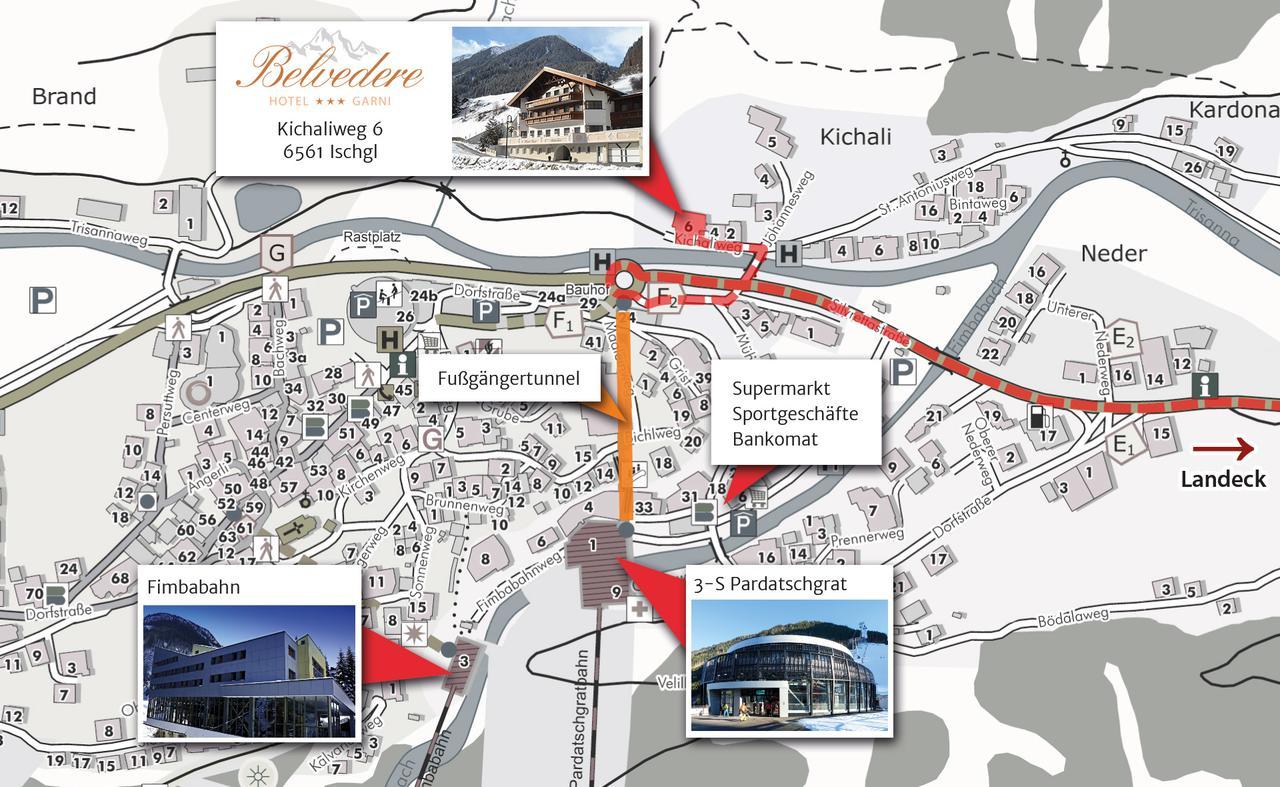 Hotel Garni Belvedere Ischgl Buitenkant foto
